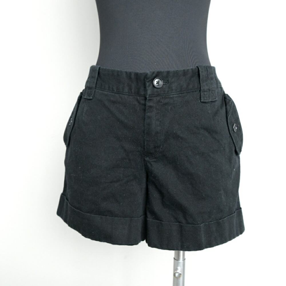 Banana Republic Women's Cuffed Shorts Black Size 4